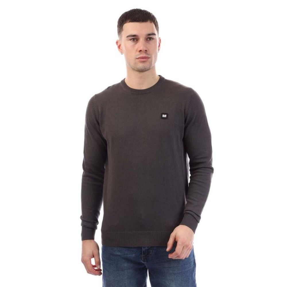 Weekend Offender Mens Argentina Cotton Sweatshirt / Charcoal